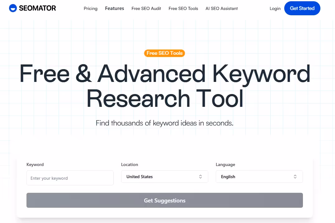 1. Keywords explorer
