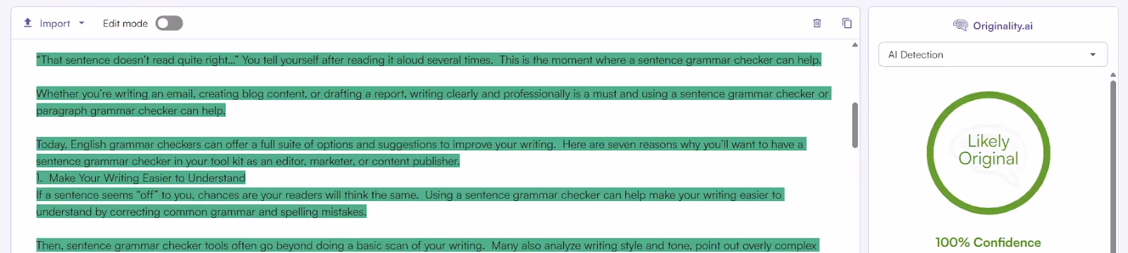 7 Benefits of Using a Sentence Grammar Checker — 100% Original
