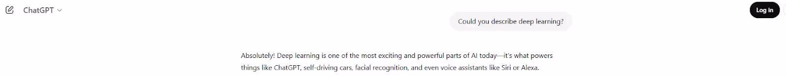 3. Paragraphs that start with “Absolutely” or “Certainly”