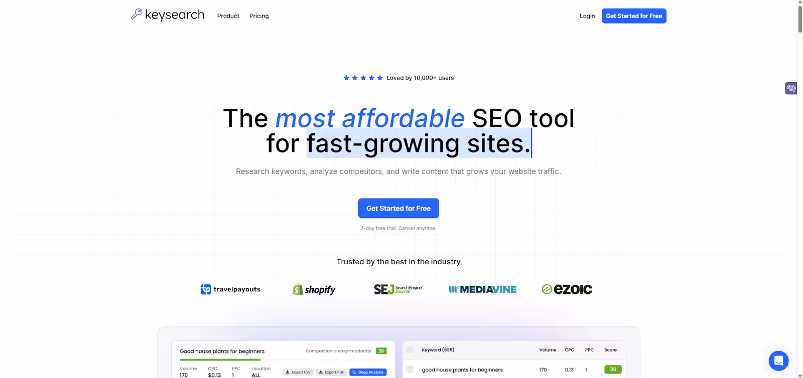 KeySearch: Keyword Tool Review