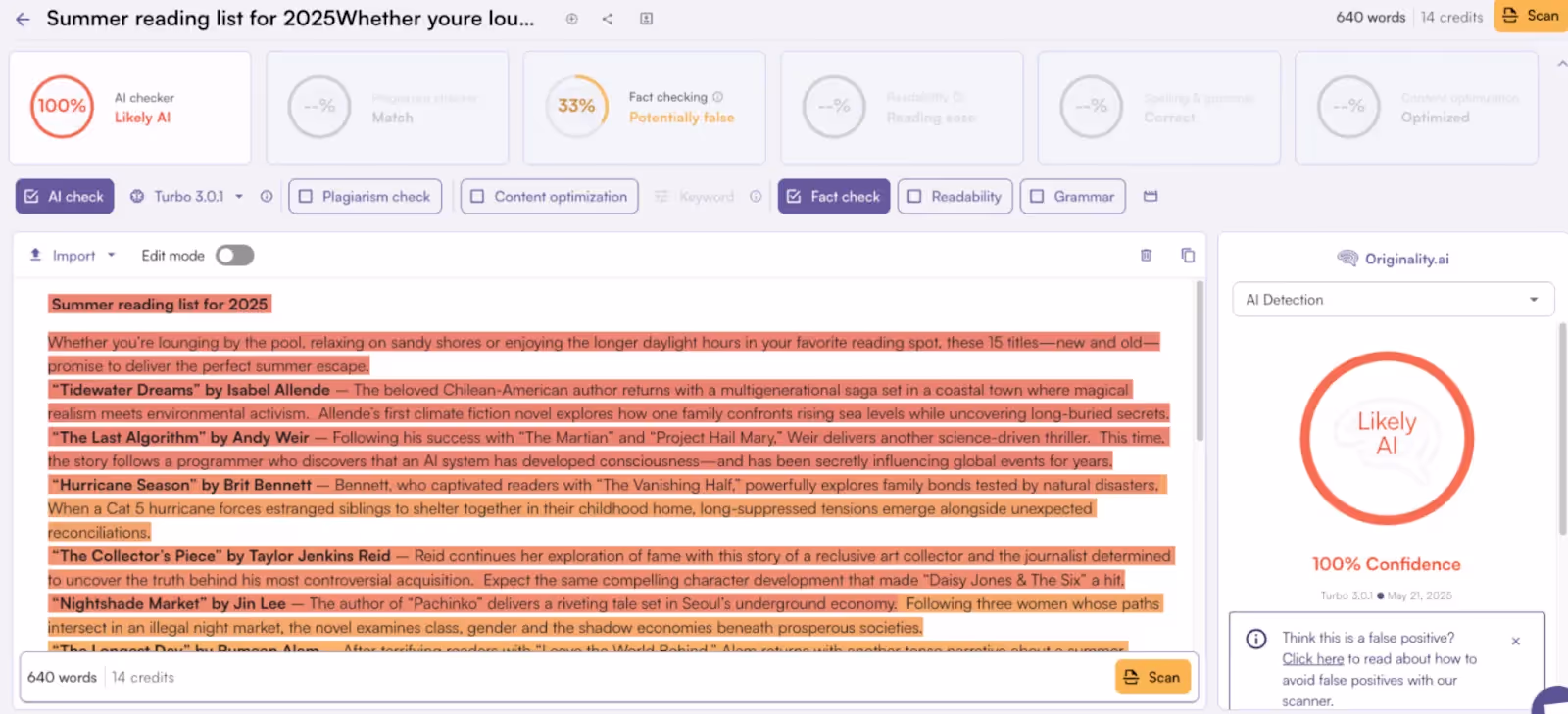 How AI Detection Could Have Been Used 