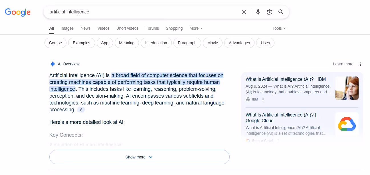 AI Overviews