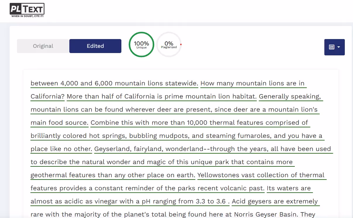 PLText Plagiarism Checker: 0% plagiarized