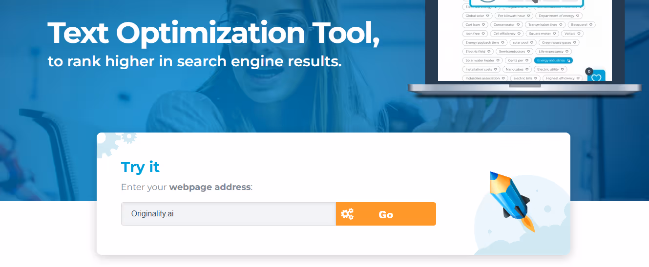 Text Optimizer, Optimization Tool