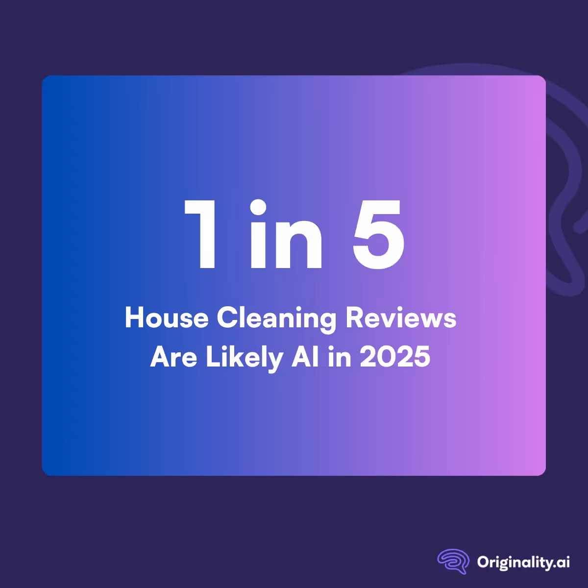  1 in 5 house cleaning reviews are likely ai in 2025