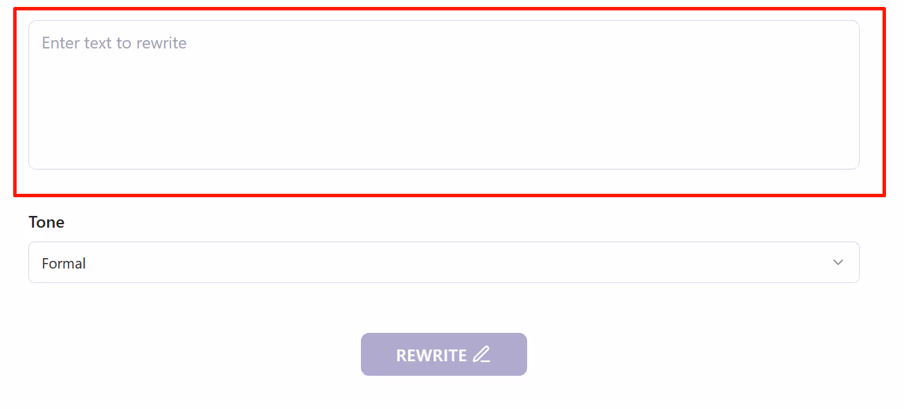 Enter text to rewrite