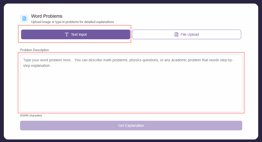 Type in your question