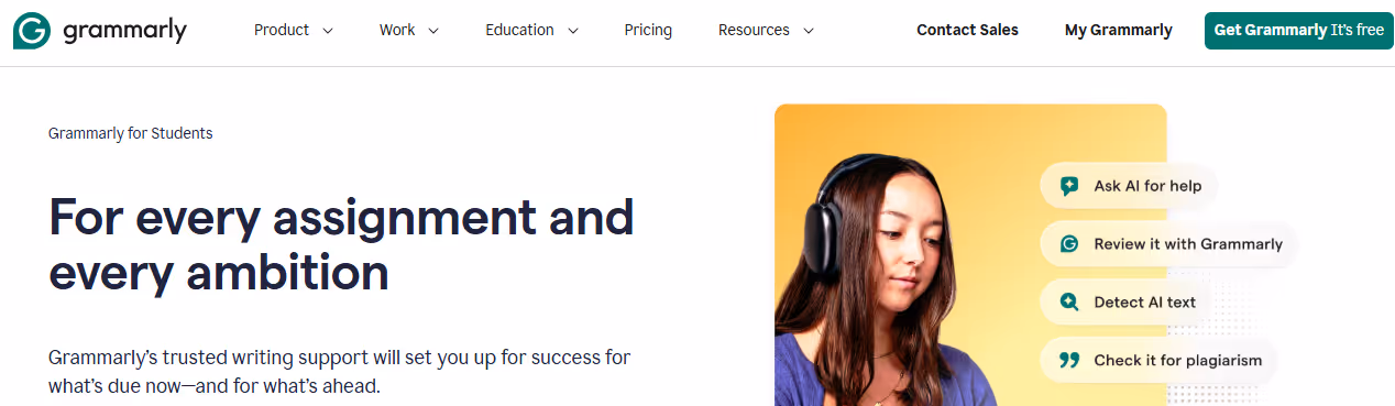 Grammarly plagiarism checker