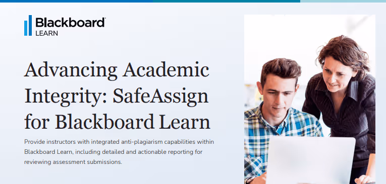 SafeAssign and Blackboard Learn