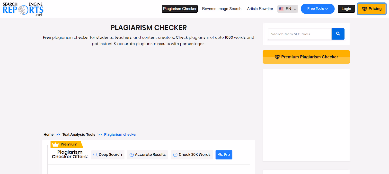 Search Engine Reports Review