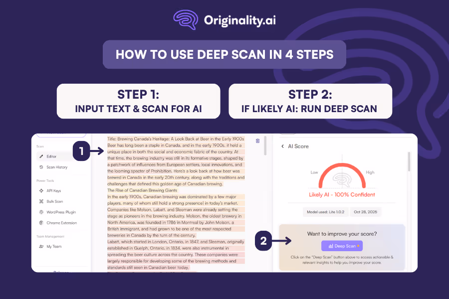 how to use Deep Scan