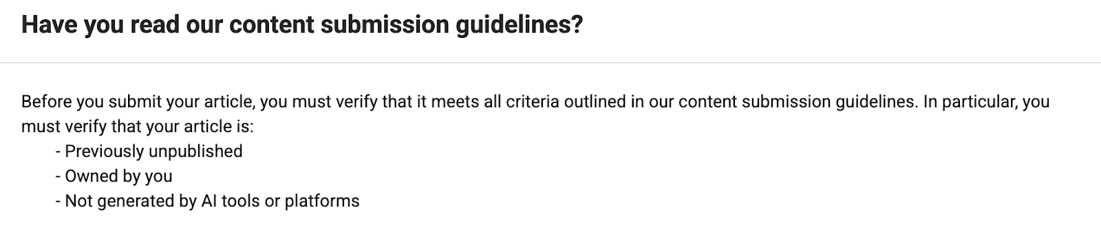 Forbes Council Submission Guidelines