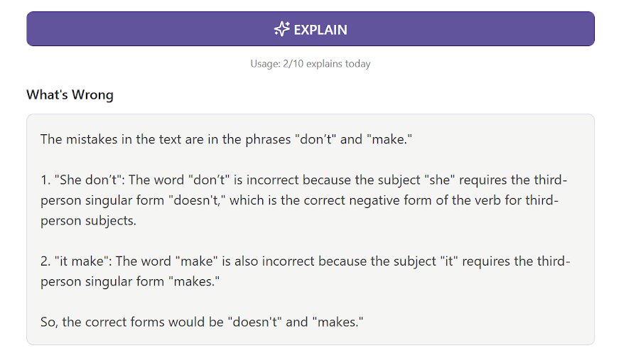 Read the Explanation