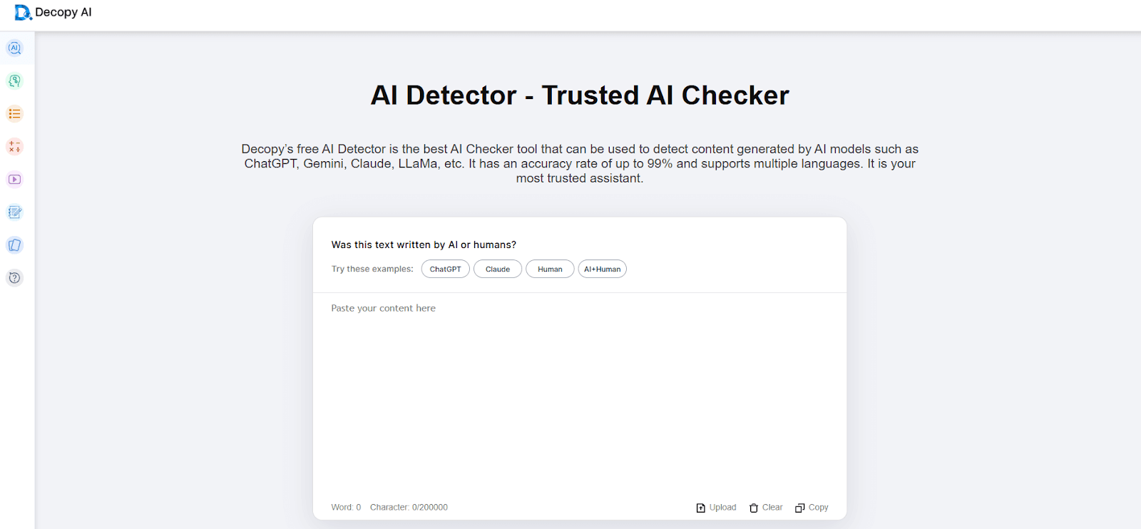 Decopy AI Detector Review