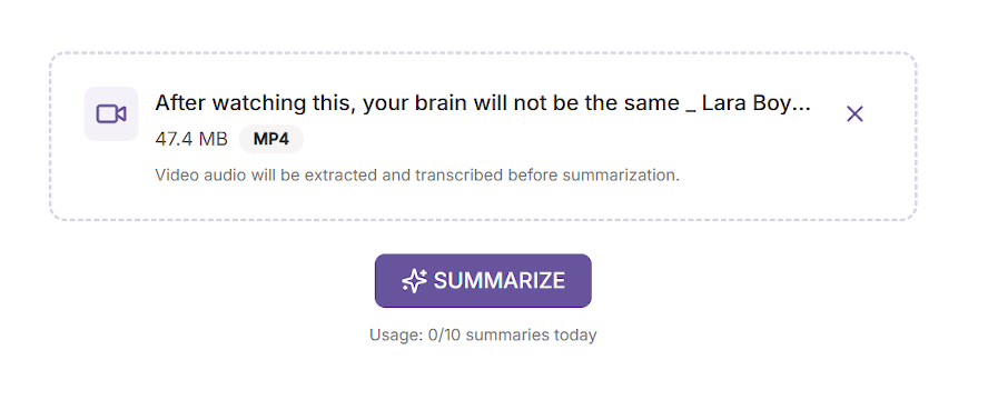 Review Your Uploaded File