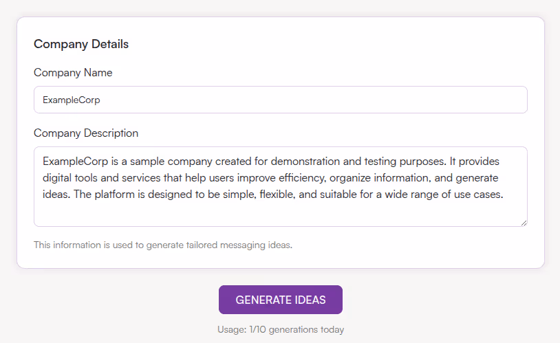 Add a Short Description