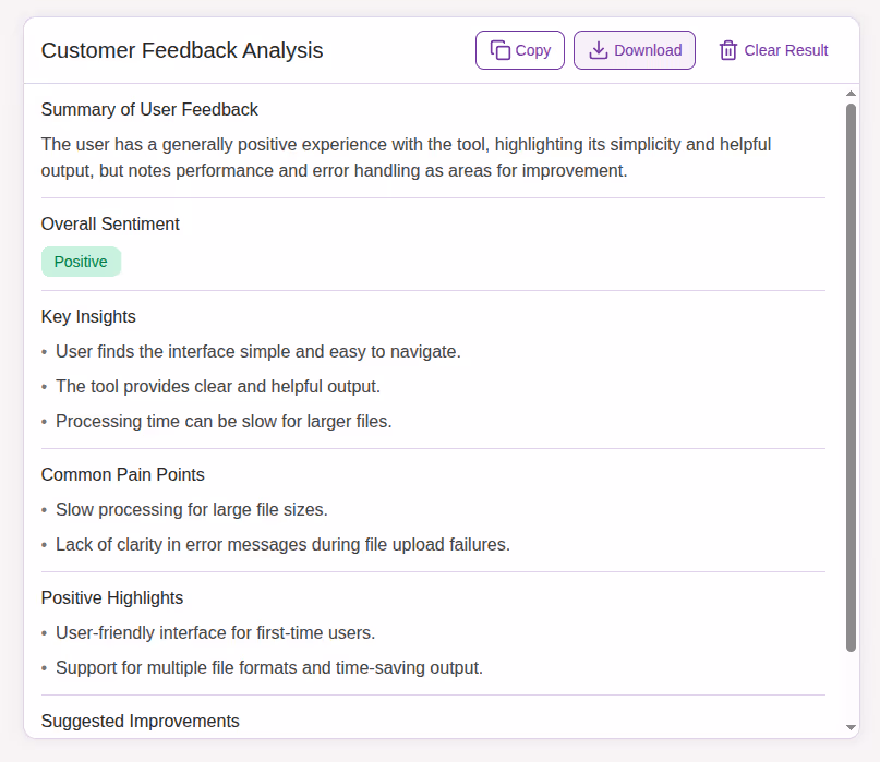 Review the Analysis Results 