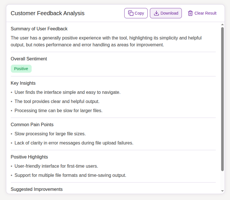 Review the Analysis Results 