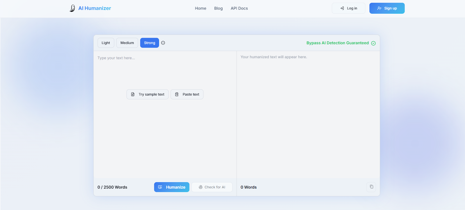 The Ghost AI Humanizer Tool
