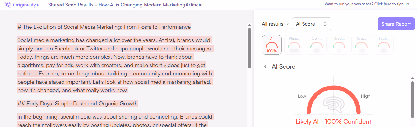 Originality.ai AI Scan of an Apex Vision AI Essay (2)
