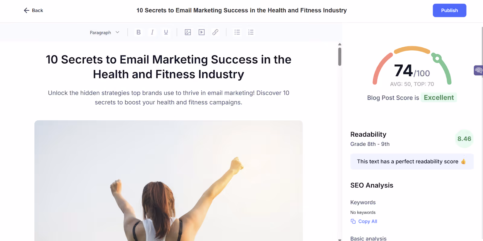 Texta AI generated sample