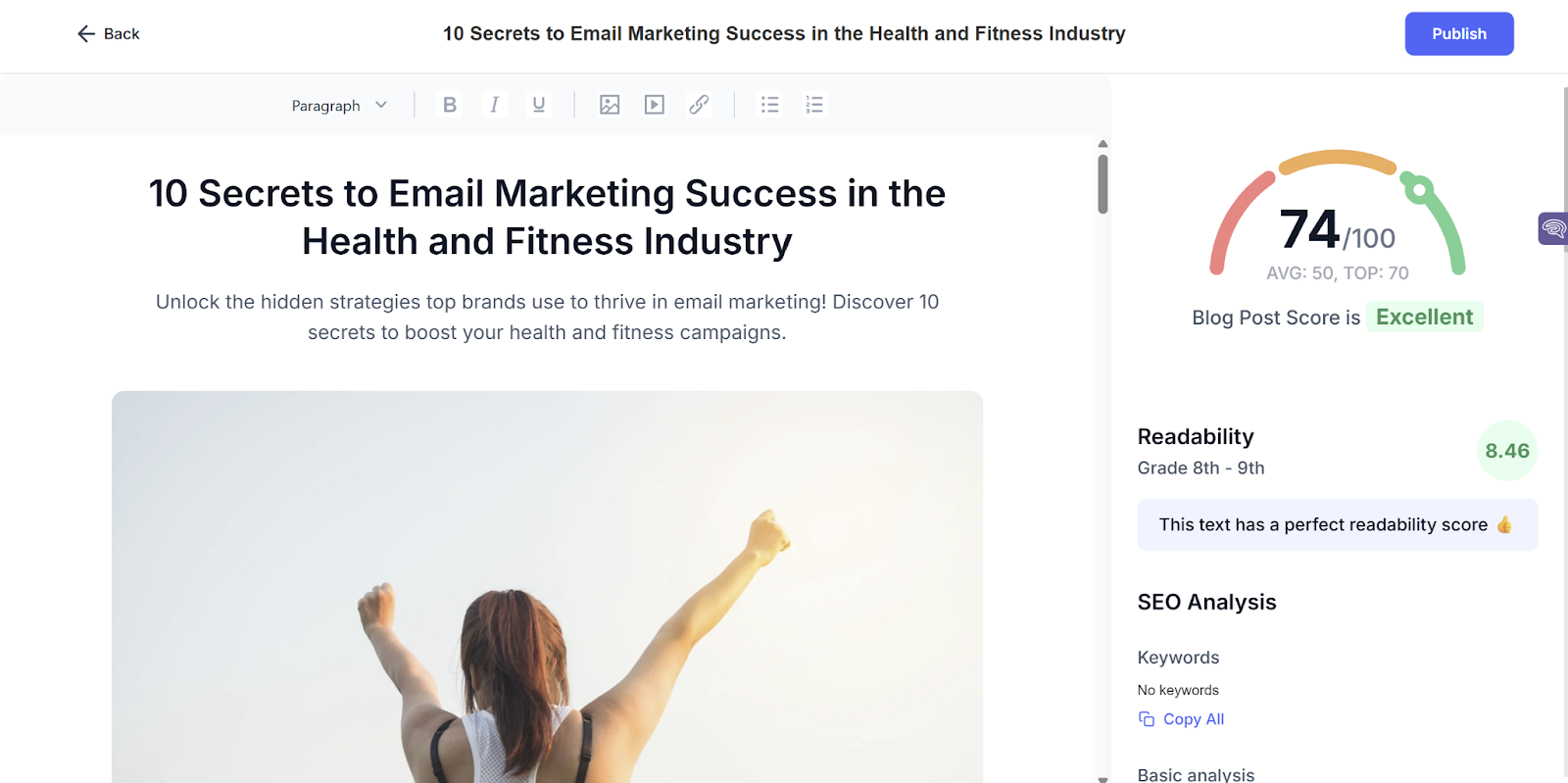 Texta AI generated sample