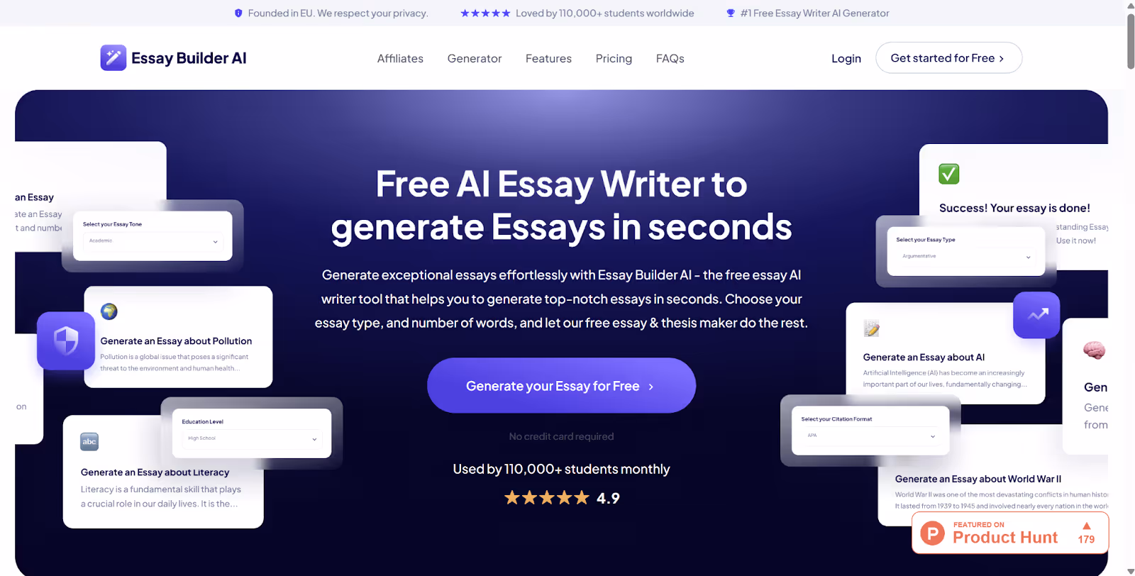 Essay Builder AI