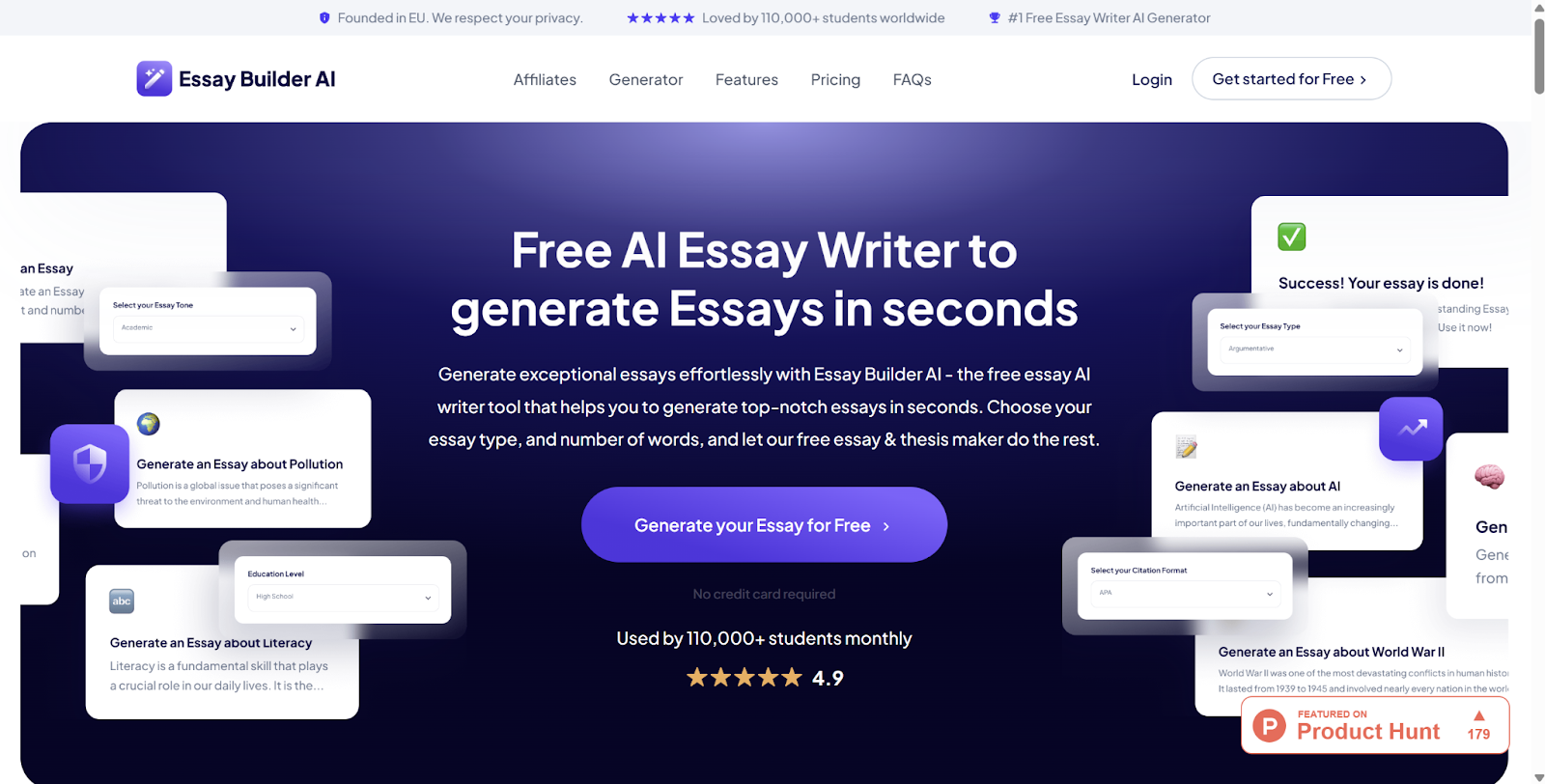 Essay Builder AI