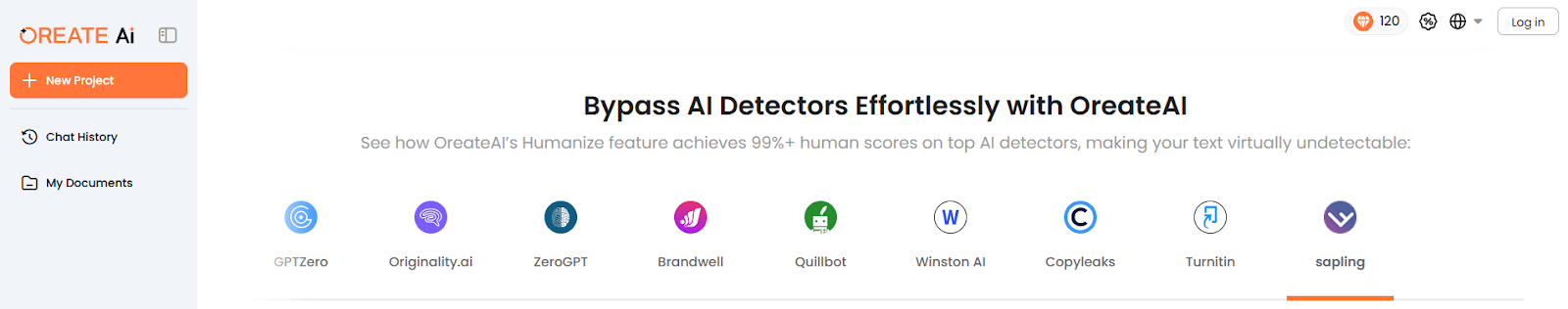 Oreate's claim to Bypass AI Detection