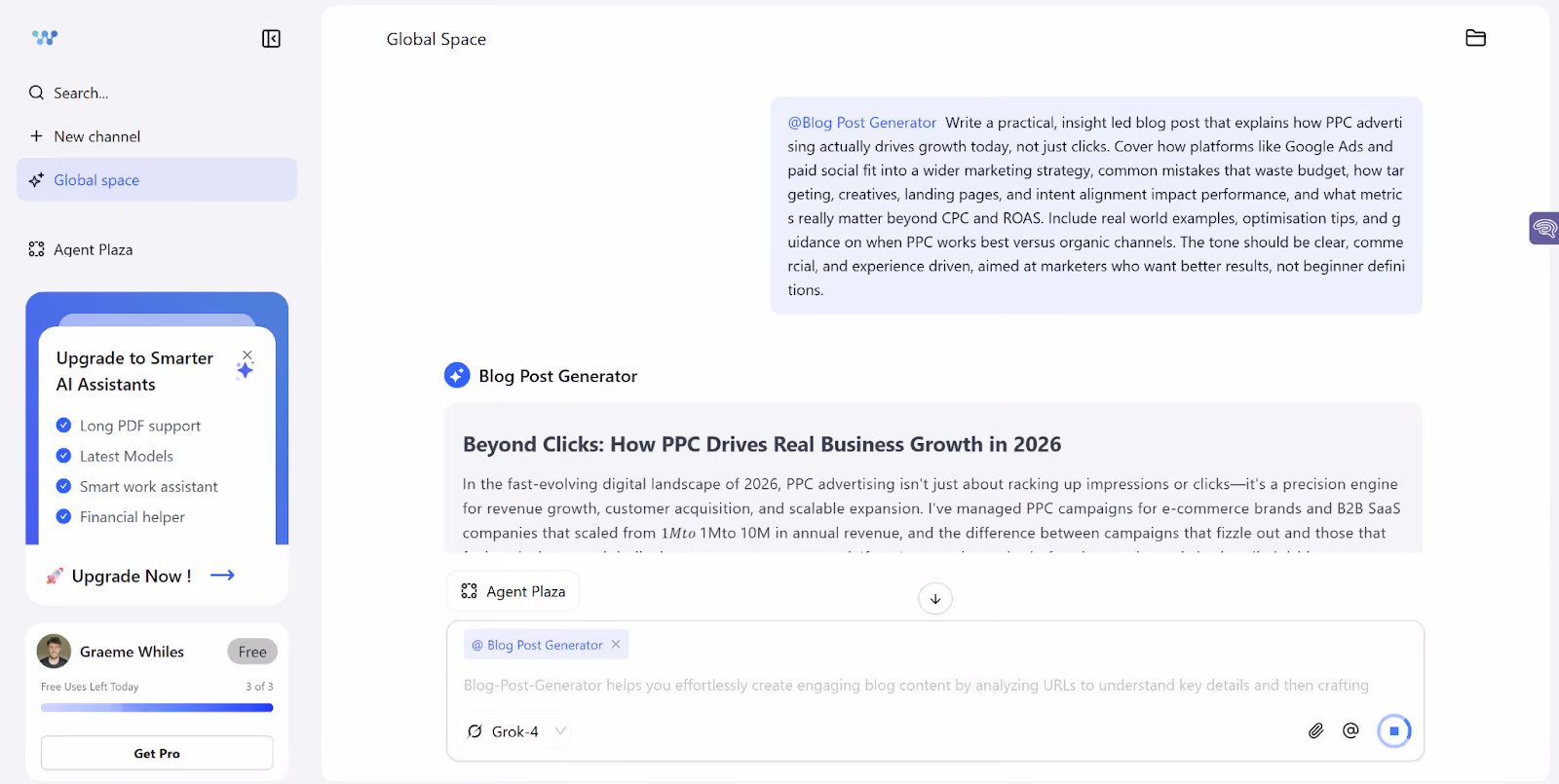 iWeaver AI Blog Generator