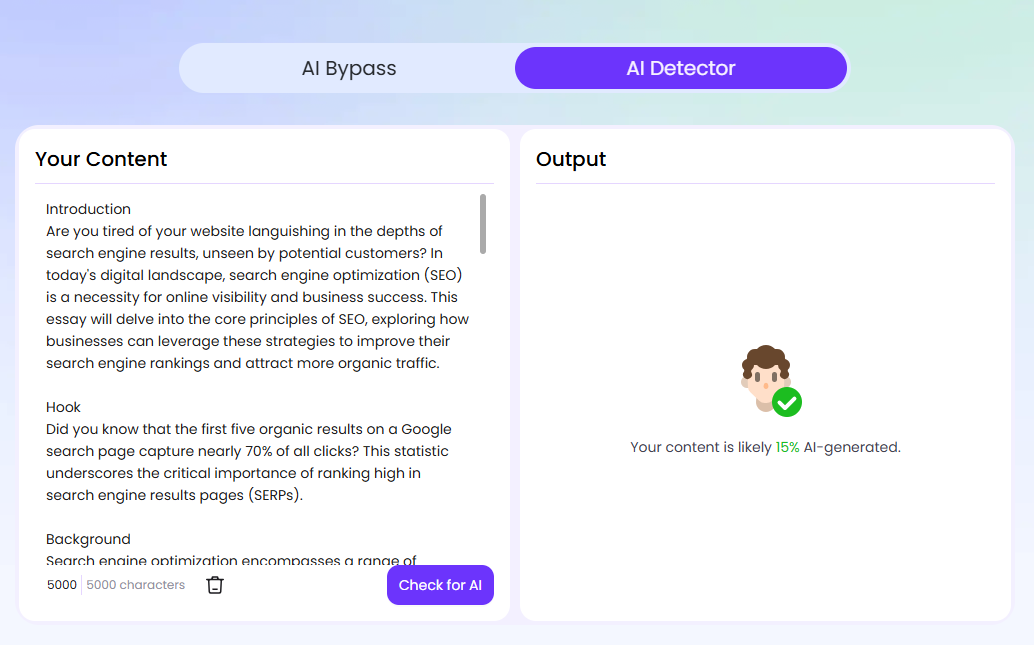 Easemate AI Scan of an AI paper