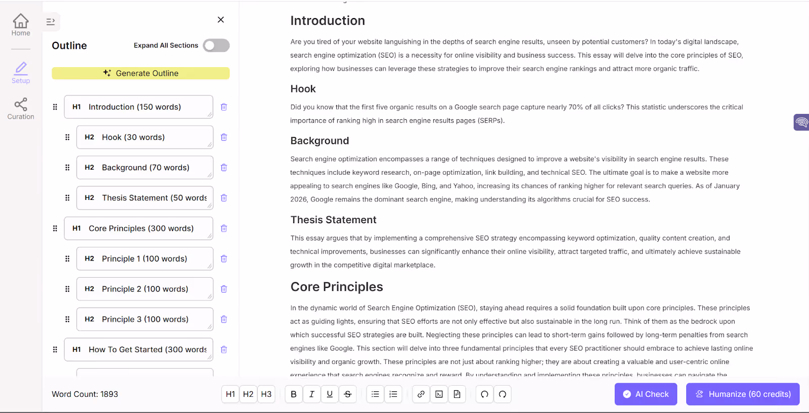 PaperGen AI article on SEO