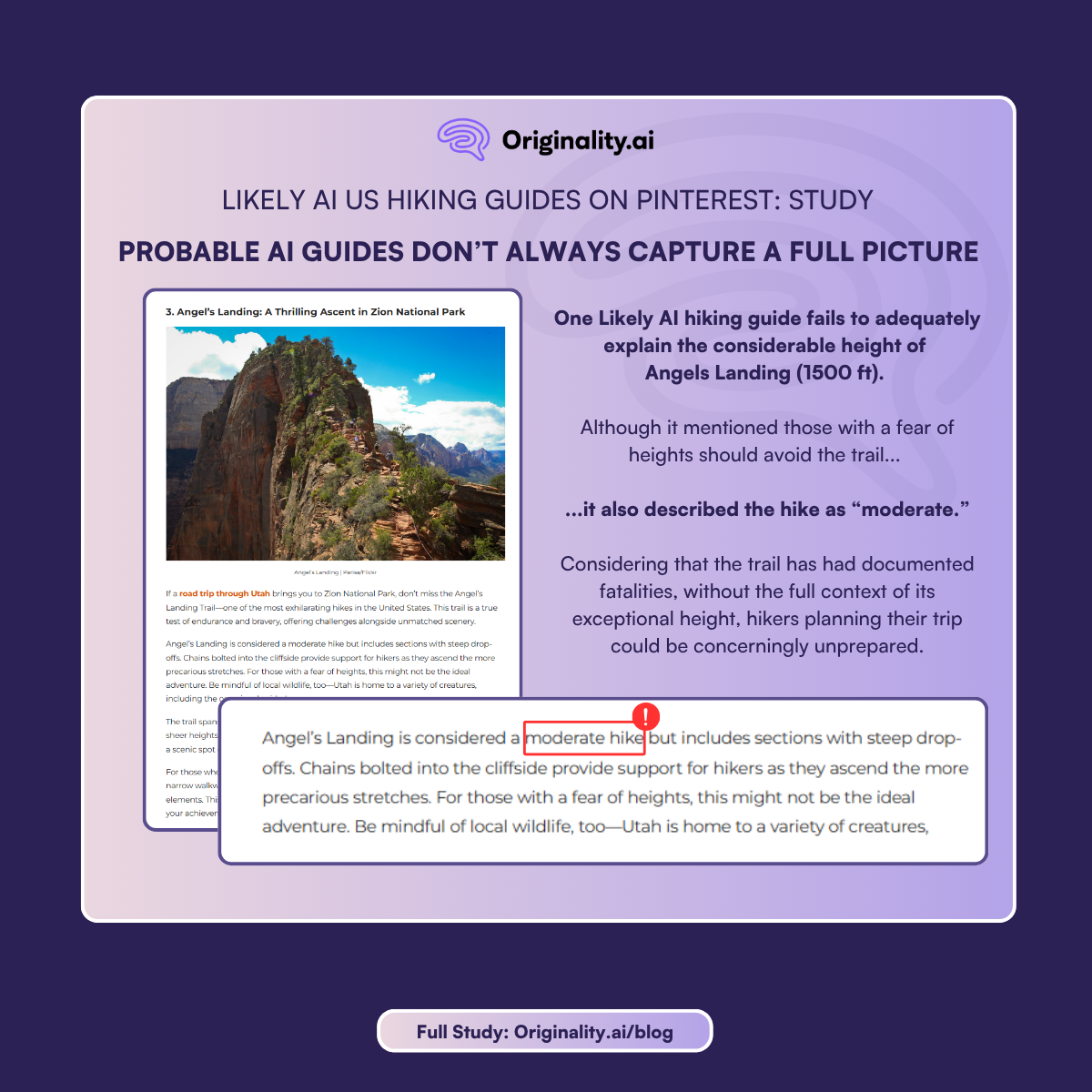 Probable AI Guides don't always capture a full picture