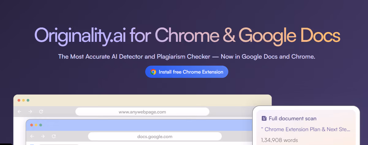 Originality.ai for Chrome & Google Docs