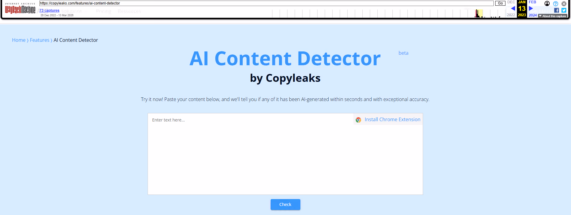 CopyLeaks after launch