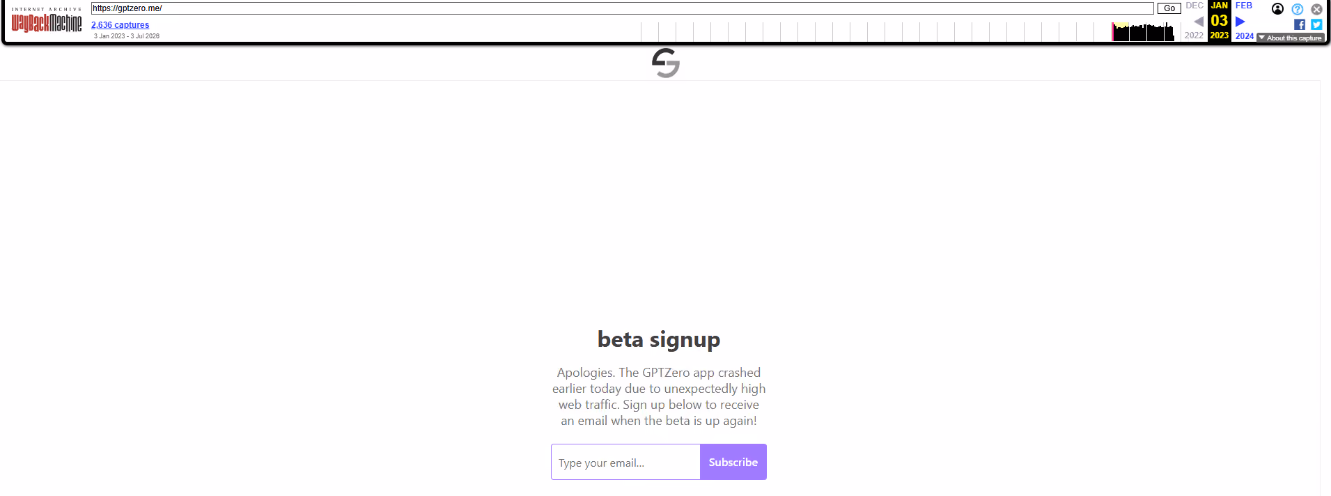 GPTZero on Launch Day
