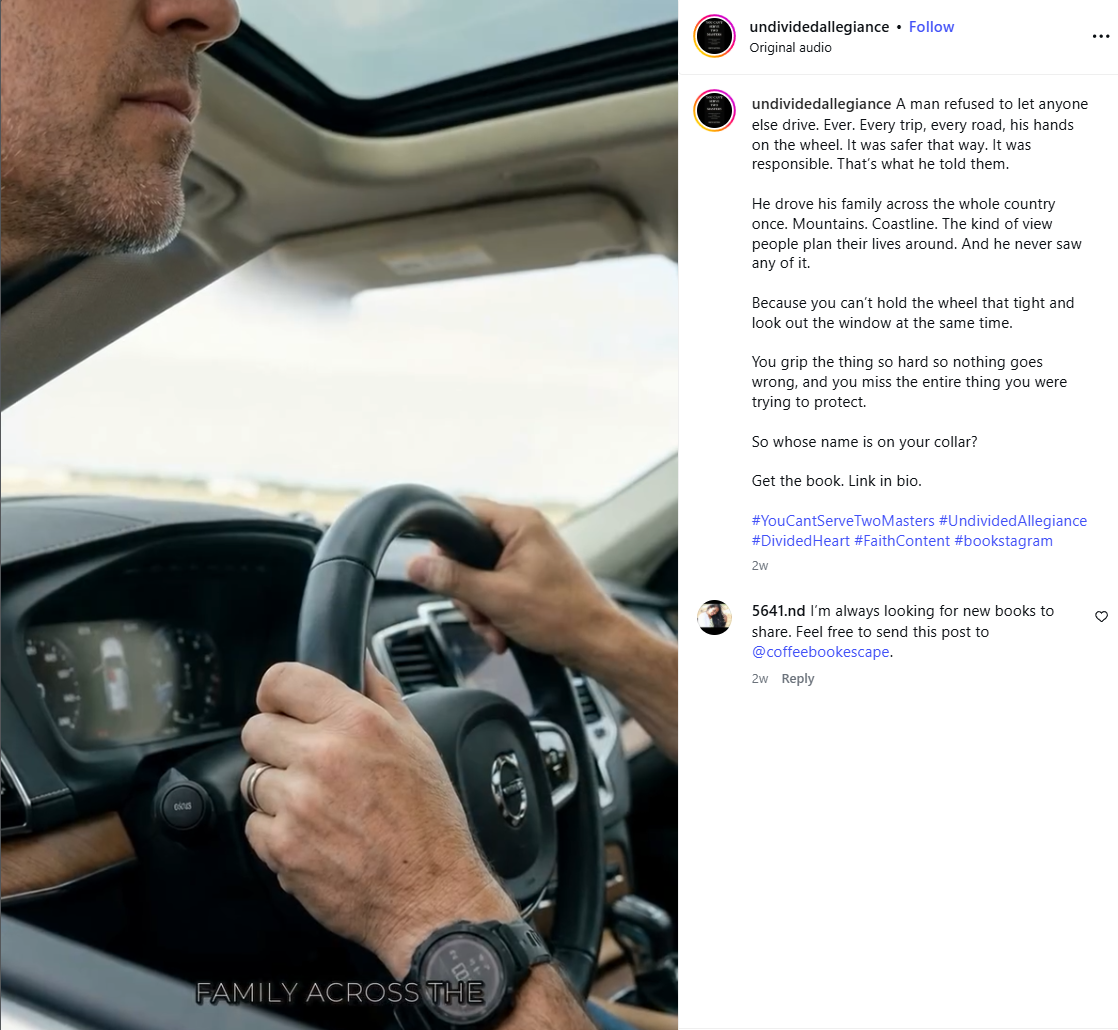 Probable AI-generated video in social media post