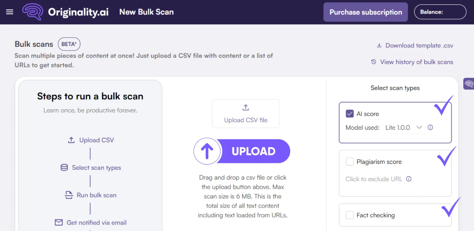 AI Checker, Plagiarism, Content Optimization, Readability & More!