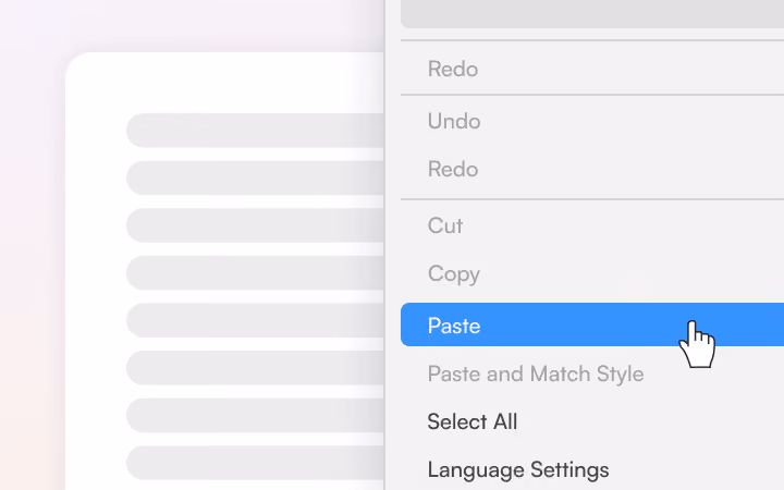 Paste or Upload Text