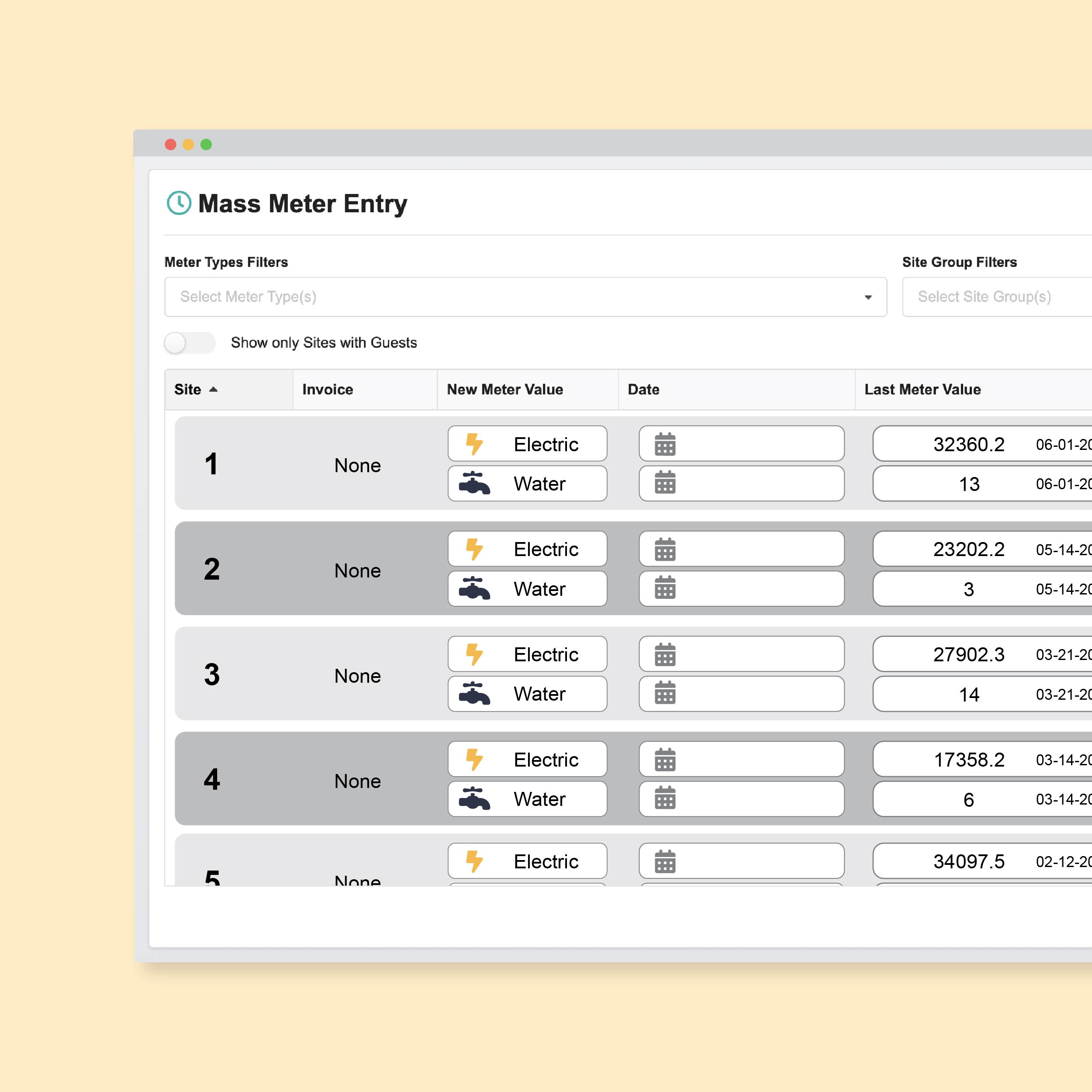A black SUV approaches a campground entry station with a closed gate and cameras to read the front license plate..