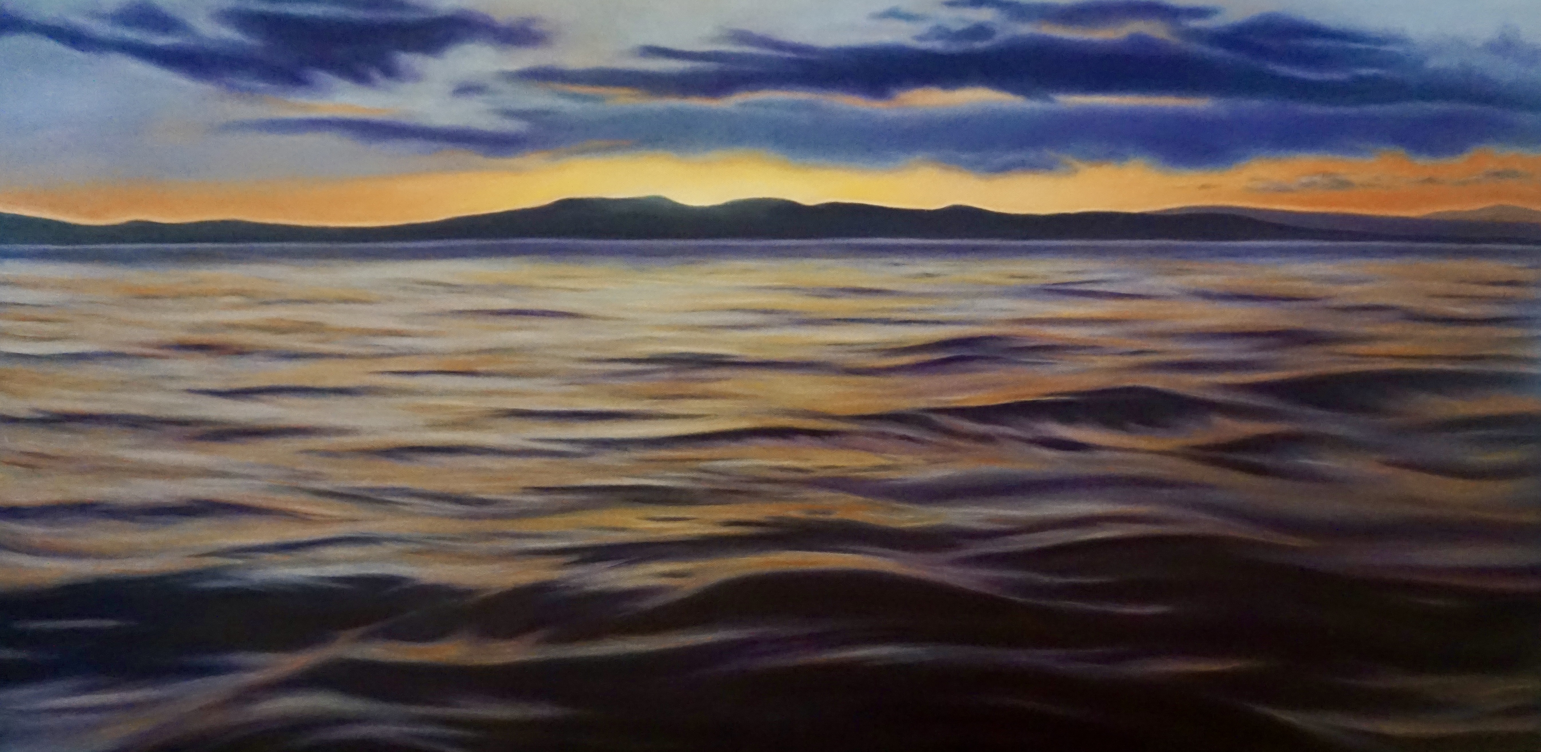 The Last of the Light | 24 x 48 | oil 2024