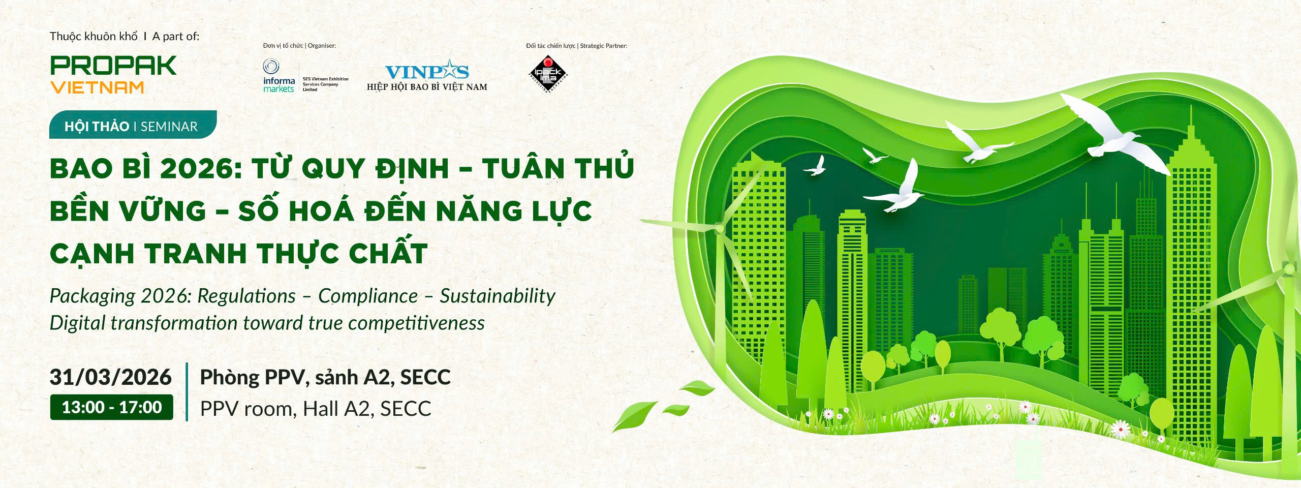 Triển lãm Quốc tế chuyên ngành Thực phẩm – Đồ uống & Thiết bị Công nghệ chế biến, bao bì thực phẩm, đồ uống 2023