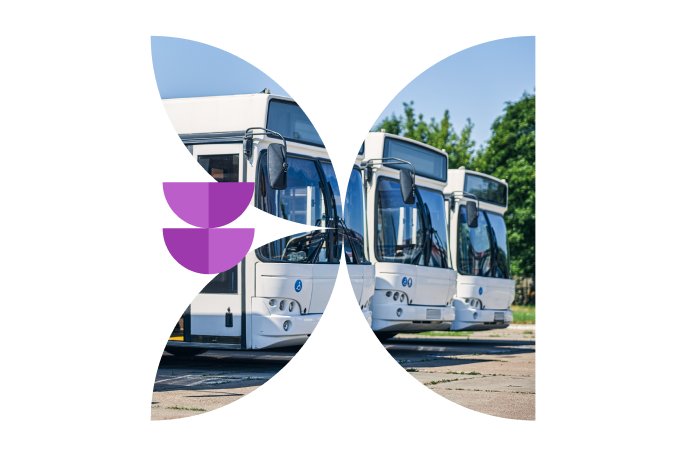 data filters in Mosaiq transit intelligence dashboard, illustrating how siloed data can be segmented and isolated.