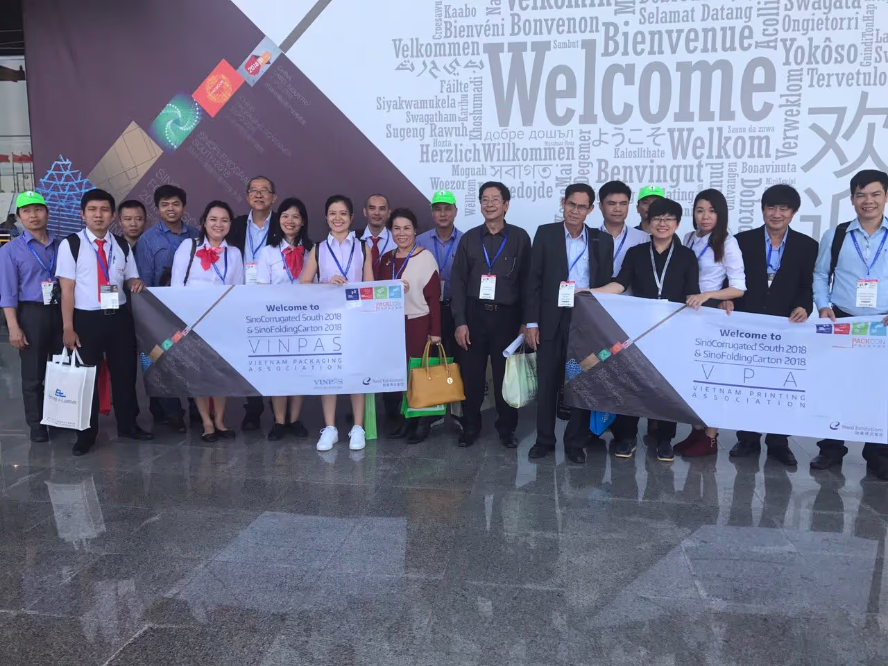 Đoàn VINPAS tại Sino Corrugated South T.4.2018