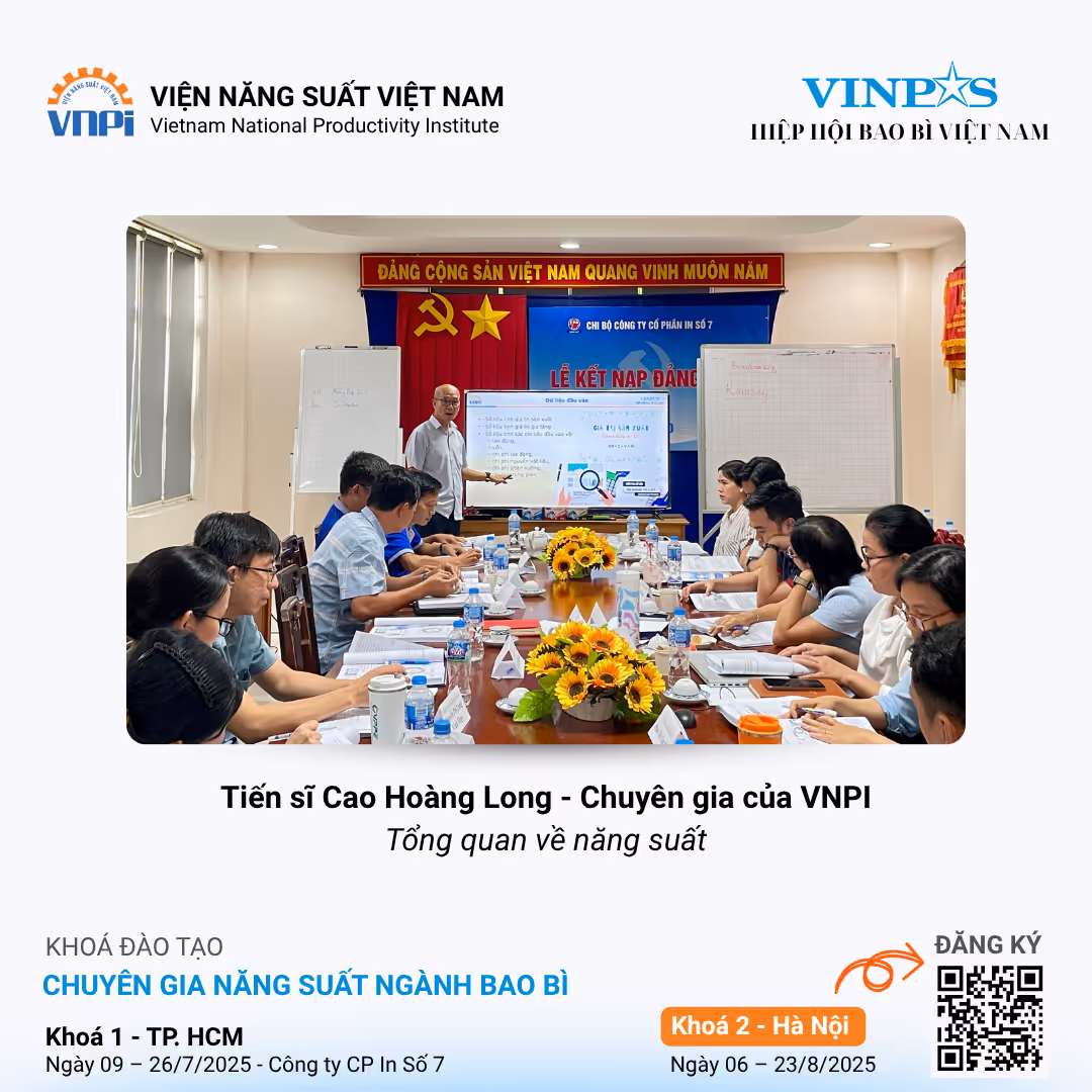 Khai mạc Khóa học Chuyên gia năng suất Ngành bao bì - 09.7.2025