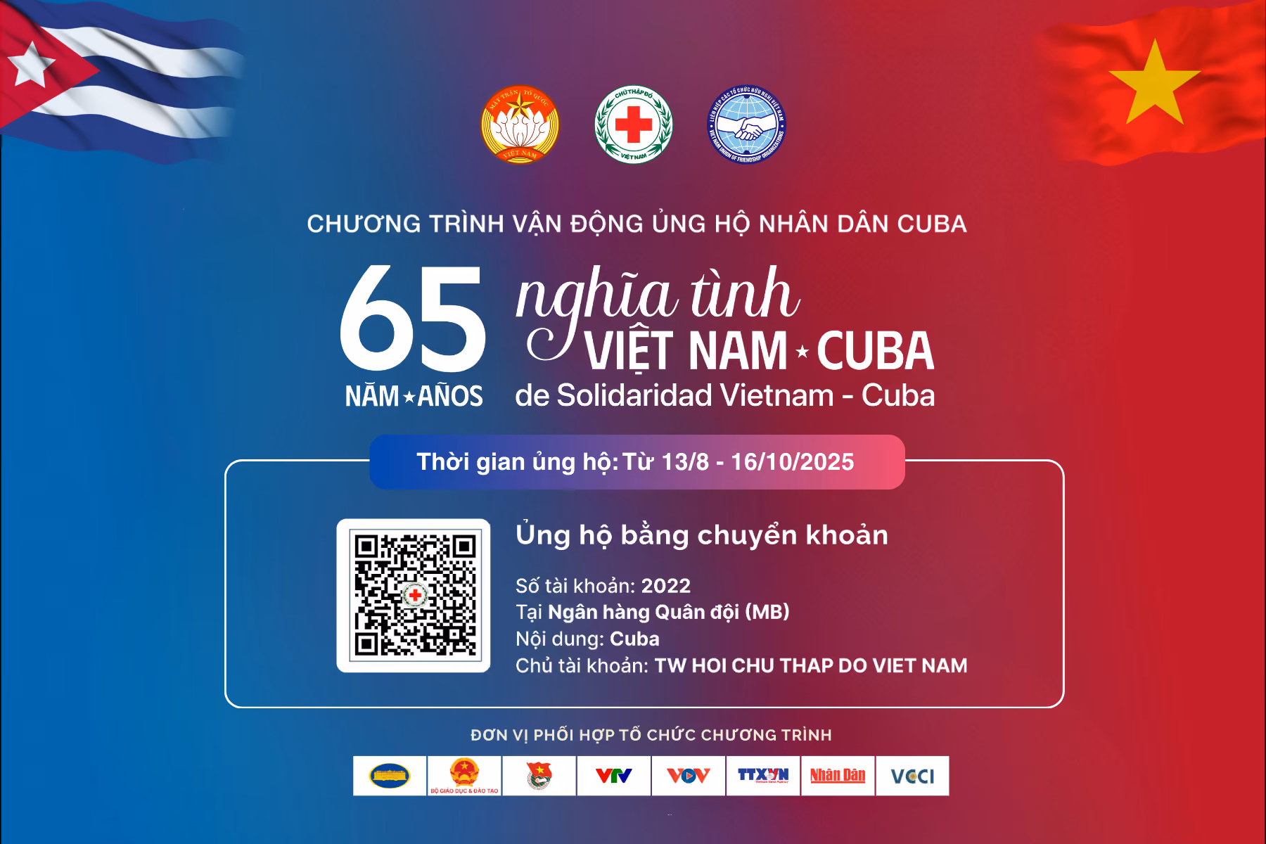 Vận động ủng hộ nhân dân Cuba