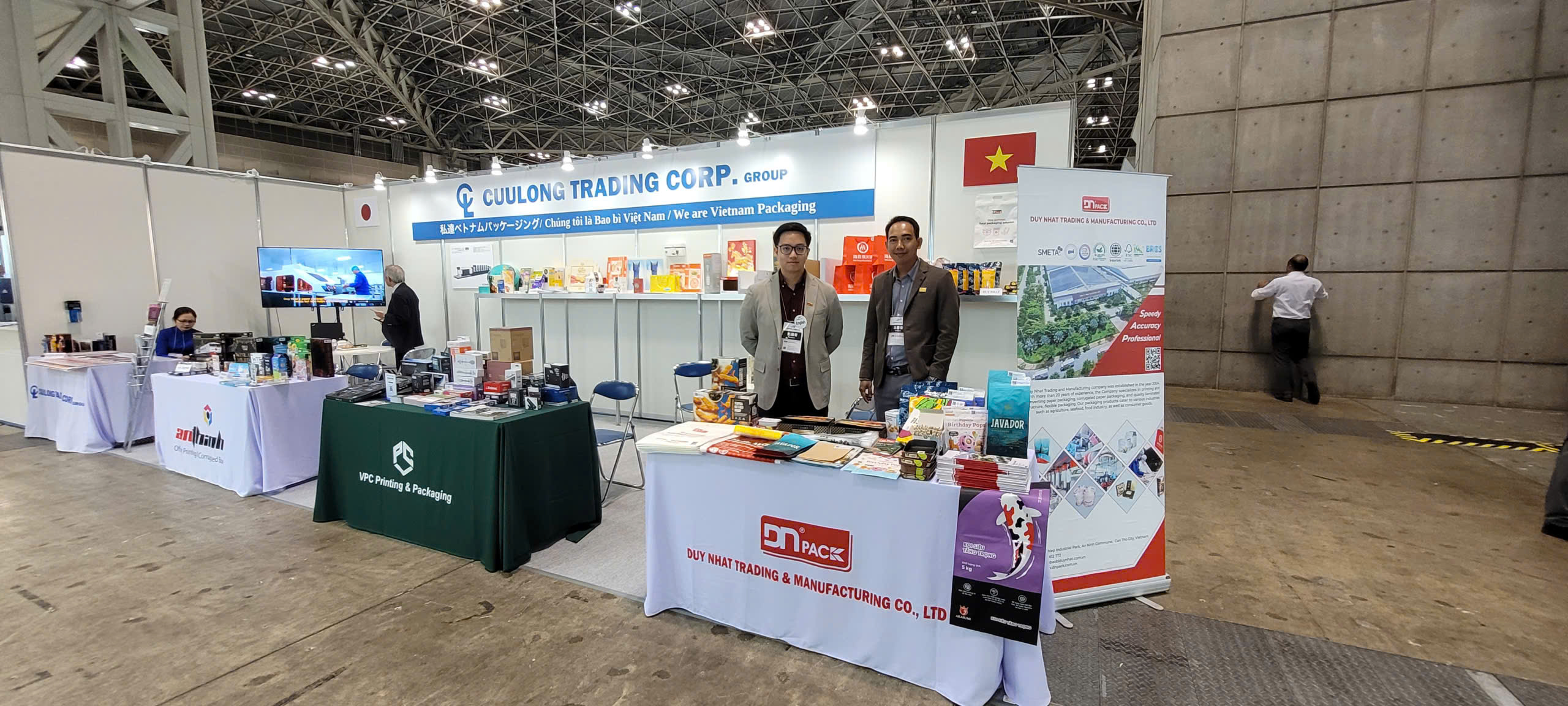 Các doanh nghiệp bao bì Việt Nam: An Thịnh, VPC, Duy Nhật... trưng bày tài gian hàng Chúng tôi là Bao bì Việt Nam