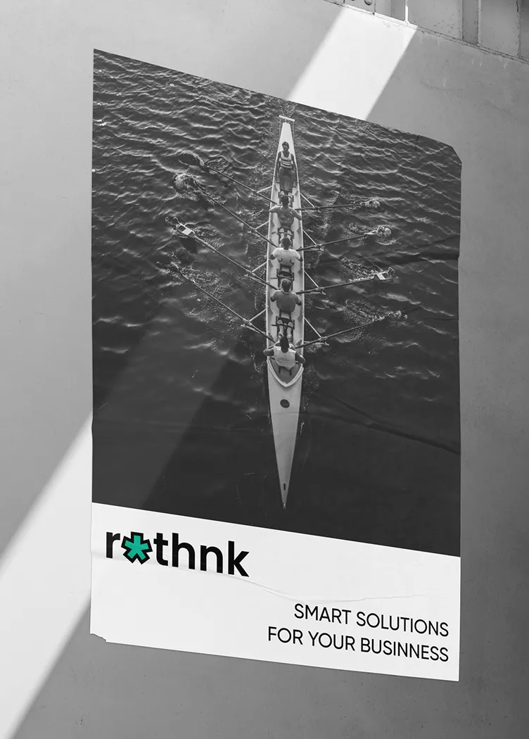 poster with Rethink logo