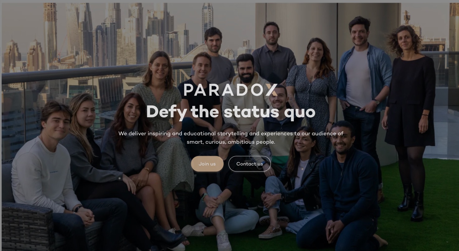Paradox Group : Defy the status quo