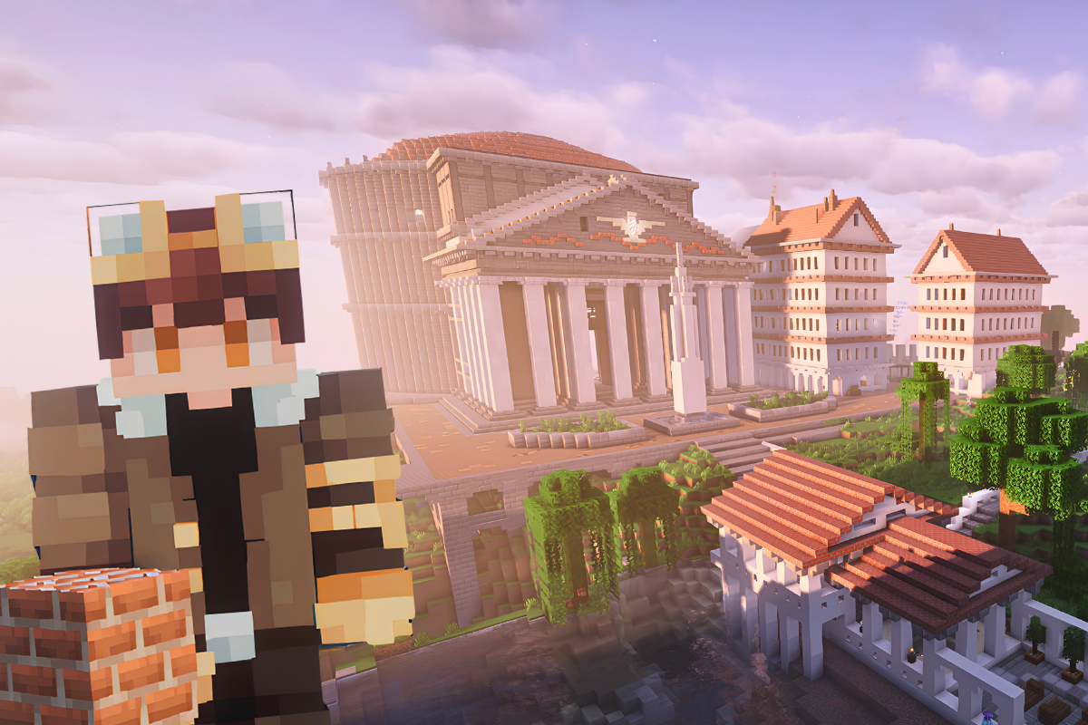 Minecraft-rakennus- ja Redstone-kerhon kuva